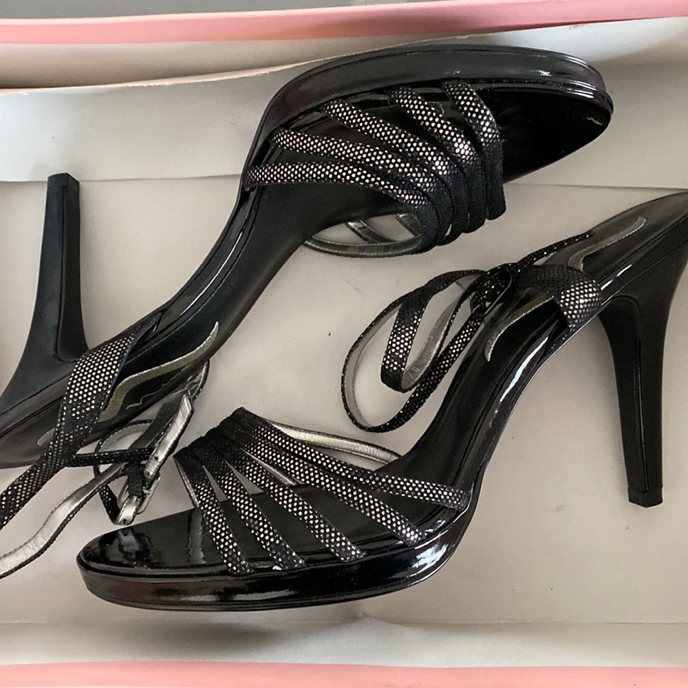 Black & Silver Heels